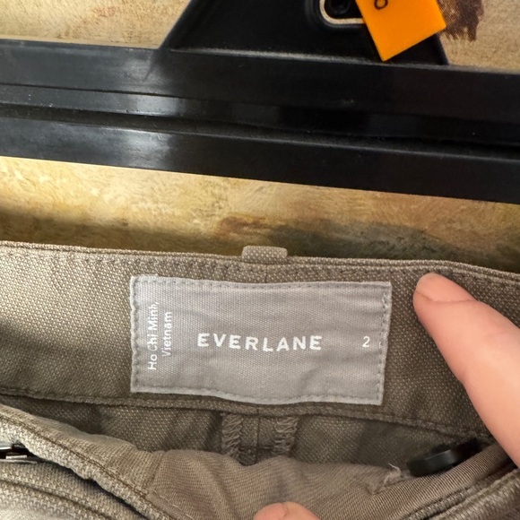 Everlane Taupe relaxed trouser pant - size 2 - Picture 6 of 8